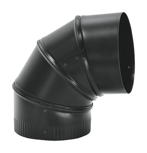 Imperial - BM0014 - 6 in. Dia. x 9 in. L Steel Stove Pipe Elbow