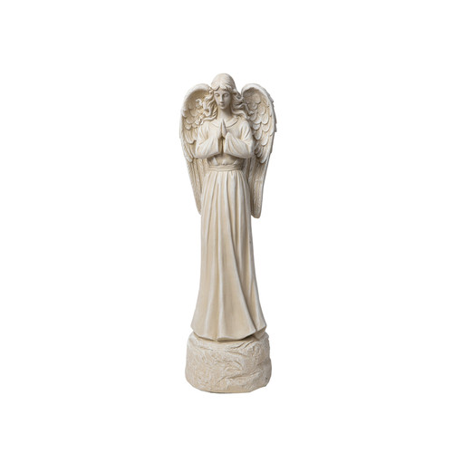 Infinity - 49469 - Cement White 26.38 in. Angel Statue