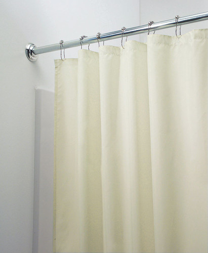 InterDesign - 14655 - 72 in. H x 72 in. W Sand Solid Shower Curtain Liner Polyester