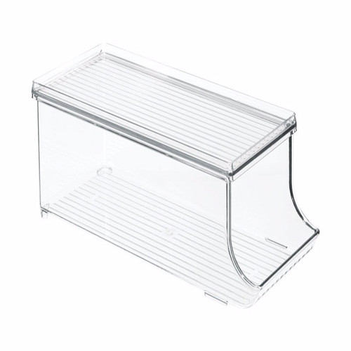 InterDesign - 70938 - 5-3/4 in. H x 13-3/4 in. W x 5-3/4 in. L Clear Soda Can Organizer