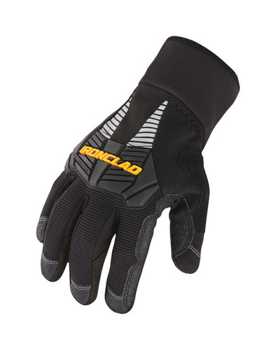 Ironclad - CCG2-04-L - Large Synthetic Leather Cold Weather Black Gloves