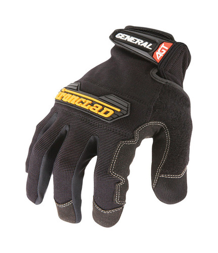 Ironclad - GUG-04-L - Universal Synthetic Leather Utility Gloves Black Large 1 pair