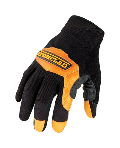 Ironclad - RWC2-05-XL - Universal Leather Cowboy Gloves Black XL 1 pair