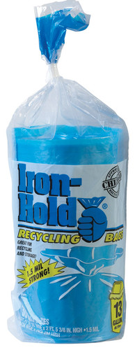 Iron-Hold - 618781 - 13 gal. Kitchen Trash Bags Twist Tie - 30/Pack
