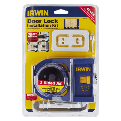 Irwin - 3111001 - Door Lock Installation Kit 7/pc.
