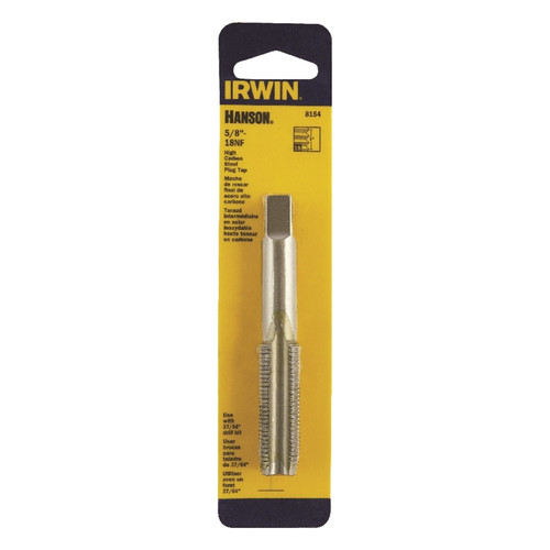 Irwin - 8154 - Hanson High Carbon Steel SAE Fraction Tap 5/8 in.-18NF 1/pc.