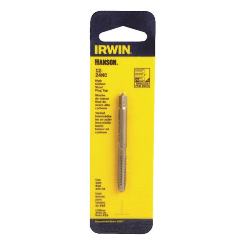 Irwin - 1132 - Hanson High Carbon Steel SAE Plug Tap 12-24NC 1/pc.