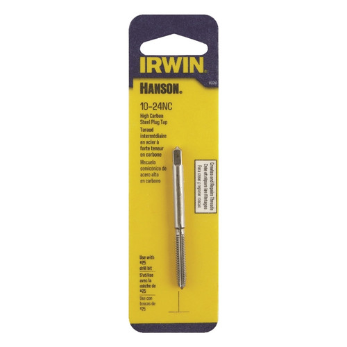 Irwin - 8028 - Hanson High Carbon Steel SAE Plug Tap 10-24NC 1/pc.