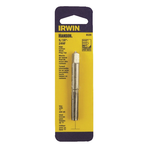 Irwin - 8129 - Hanson High Carbon Steel SAE Fraction Tap 5/16 in.-24NF 1/pc.