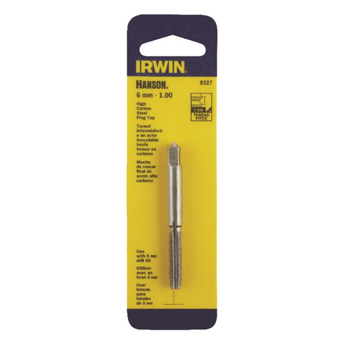 Irwin - 8327 - Hanson High Carbon Steel Metric Plug Tap 6mm-1.00 1/pc.