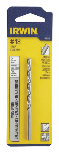 Irwin - 81118 - 2-1/8 in. x 3-1/4 in. L High Speed Steel Wire Gauge Bit 1/pc.