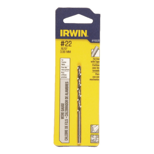 Irwin - 81122ZR - 2 in. x 3-1/8 in. L High Speed Steel Wire Gauge Bit 1/pc.