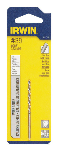 Irwin - 81139 - 1-3/8 in. x 1-3/8 in. L High Speed Steel Wire Gauge Bit 1/pc.