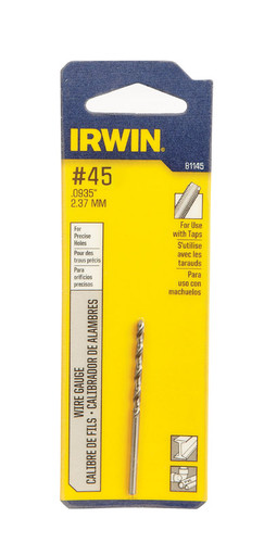 Irwin - 81145 - 1-1/8 in. x 2-1/8 in. L High Speed Steel Wire Gauge Bit 1/pc.