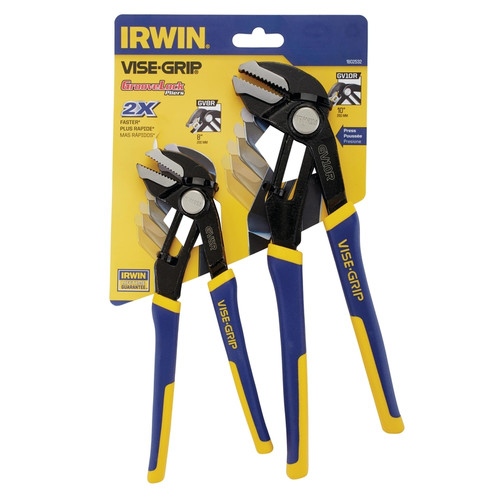 Irwin - 1802532 - Vise-Grip 8 & 10 in. Alloy Steel Tongue and Groove Pliers Set