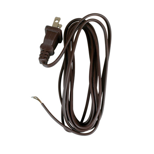 Jandorf - 60135 - Lamp Cord Brown 8' - 8' BROWN PK/1