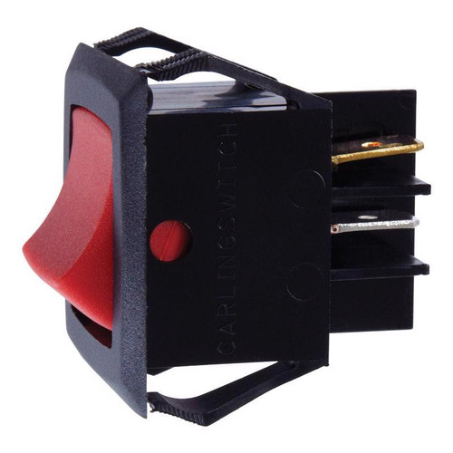 Jandorf - 61125 - 20 amps Double Pole Rocker Power Tool Switch Black/Red - 1/Pack