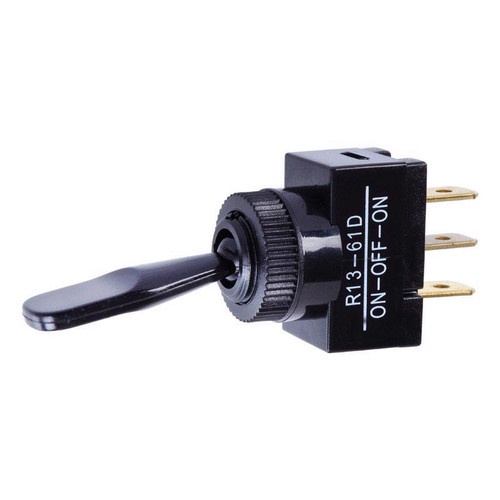 Jandorf - 61117 - 20 amps Single Pole Toggle Automotive/Marine Switch Black - 1/Pack