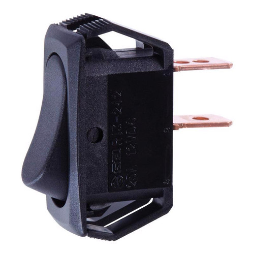 Jandorf - 61169 - 25 amps Single Pole Rocker Automotive/Marine Switch Black - 1/Pack