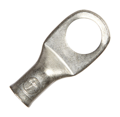 Jandorf - 60768 - 4 Ga. Uninsulated Wire Electrical Lug Silver - 1/Pack