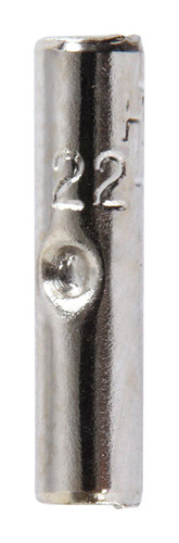 Jandorf - 60929 - 22-18 Ga. Insulated Wire Terminal Butt Splice Silver - 5/Pack