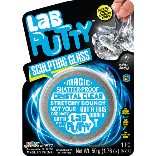 JA-RU - 9577 - Lab Putty Toy Polymer Clear 1/pc.