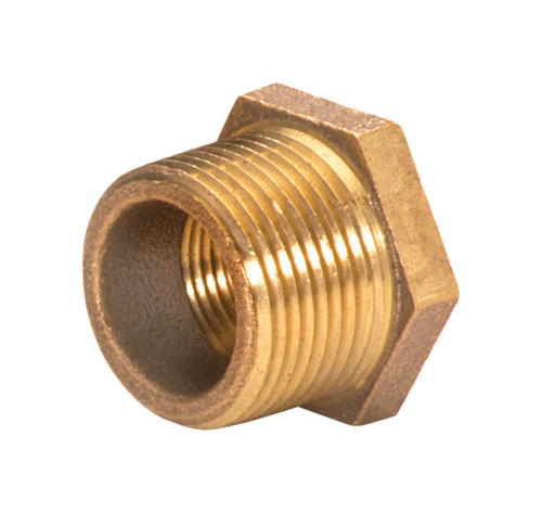 JMF - 4534848 - 1-1/2 in. Male x 1-1/4 in. Dia. Female Brass Bushing