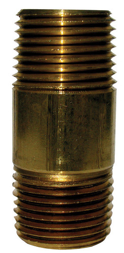 JMF - 47005 - 1/8 in. MPT x 4 in. L Brass Nipple