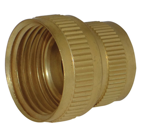 JMF - 47033 - Brass 3/4 in. Dia. x 3/4 in. Dia. Hose Adapter Yellow - 1/Pack