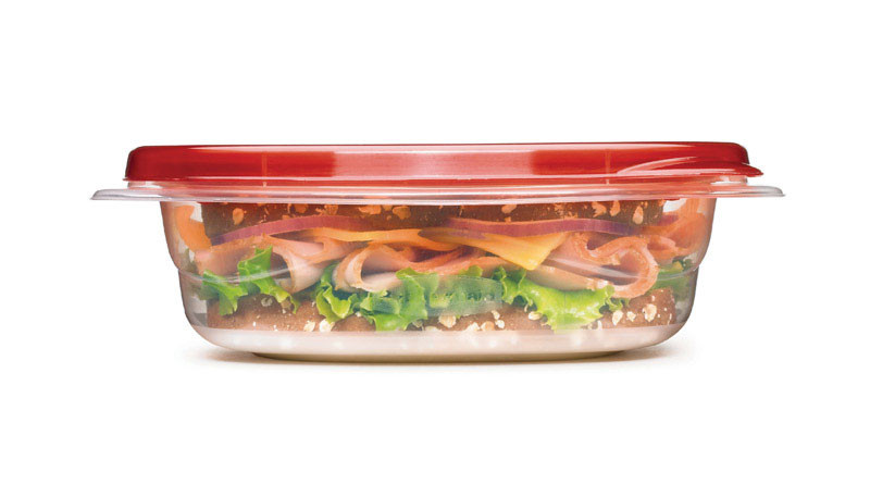 Rubbermaid 2086751 Food Storage Container TakeAlongs 23.5 ounce Clear Clear