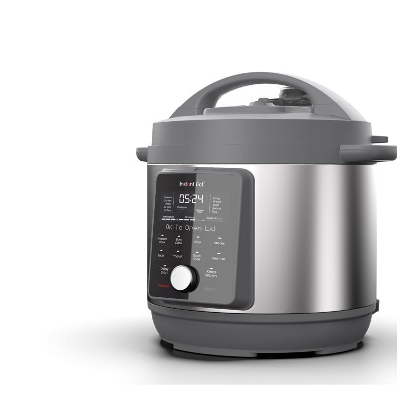 140-0021-01 Instant Pot Duo Crisp Stainless Steel Pressure Cooker 8 qt  Black/Silver