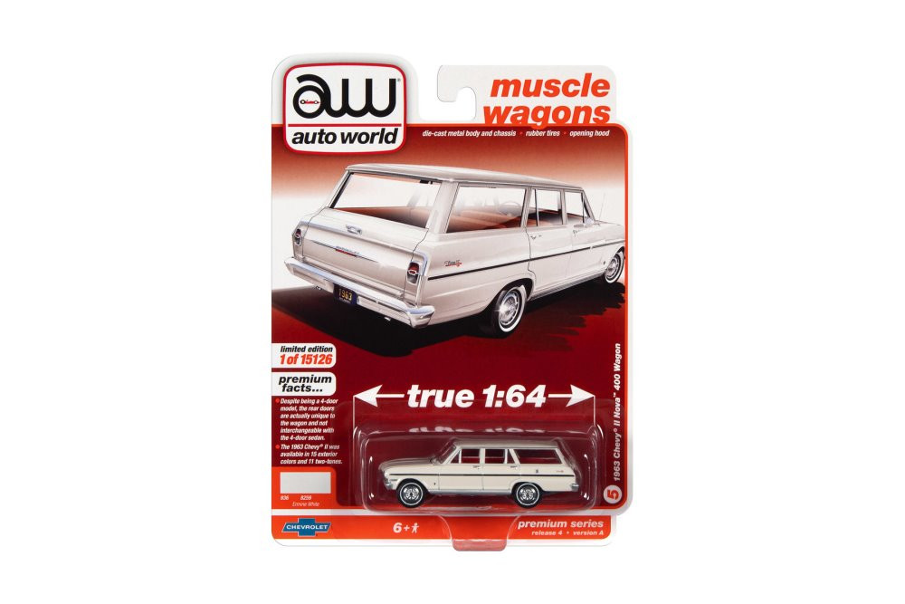 AMT 1202 1/25 1963 Chevy II Nova Station Wagon Craftsman Plus Series