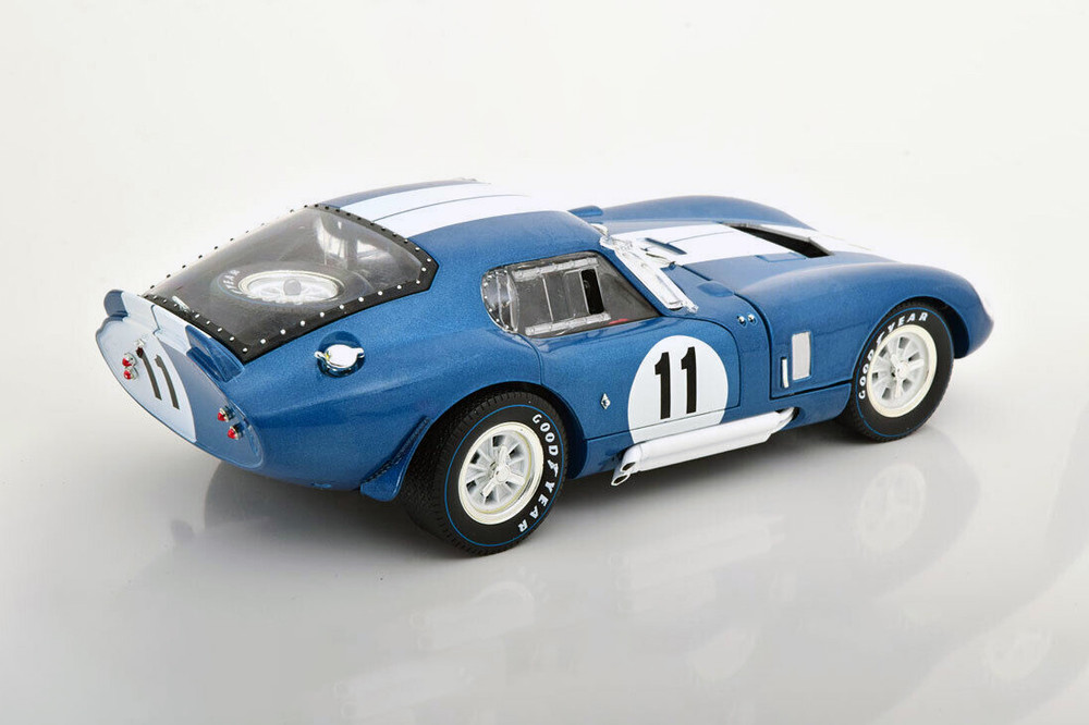 1965 Shelby Cobra Daytona Coupe #11 w/ Shelby Collectibles SC149BU 1/18 scale Diecast Model Toy Car