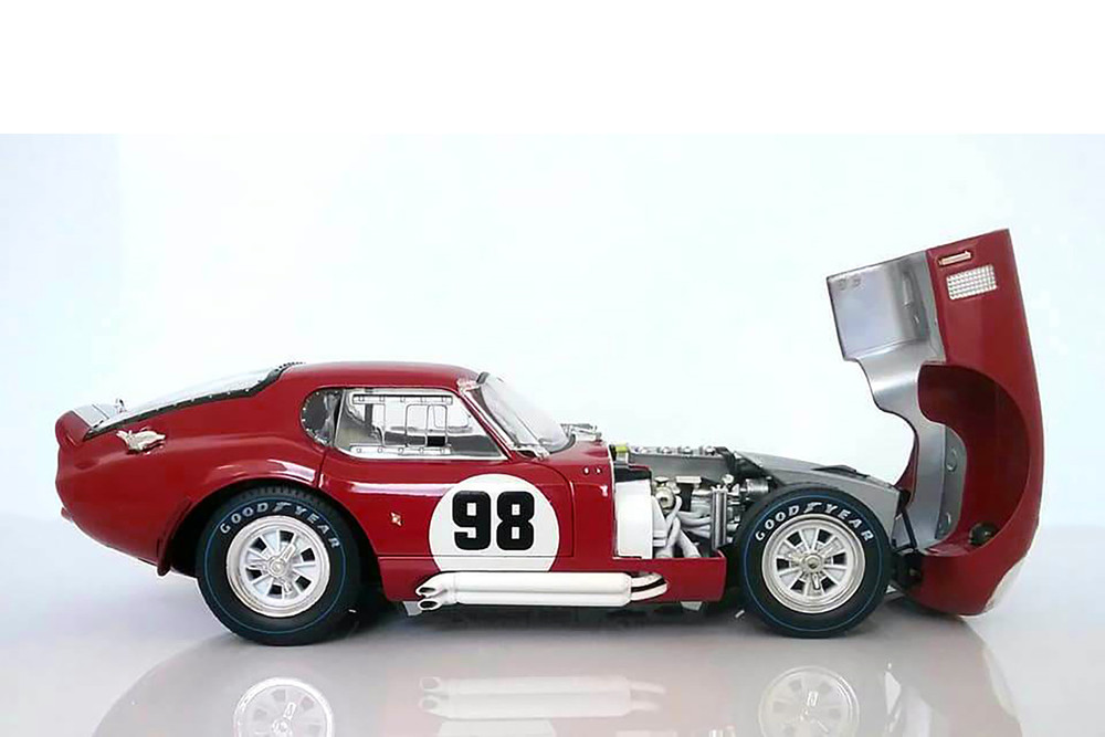 1965 Shelby Cobra Daytona Coupe #98, Red w/White - Shelby Collectibles SC131R - 1/18 Diecast Car