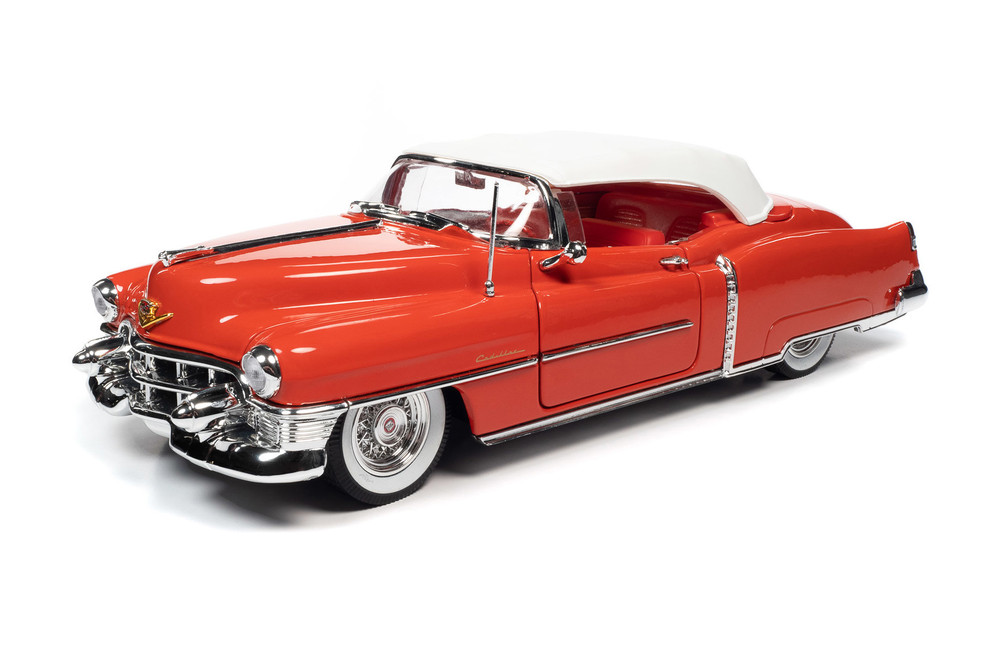 1953 Cadillac Eldorado Soft Top, Aztec Red - Auto World AW286 - 1