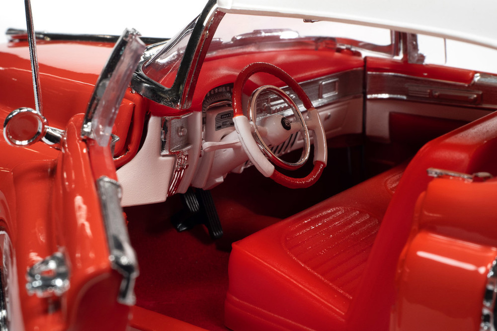 1953 Cadillac Eldorado Soft Top, Aztec Red - Auto World AW286 - 1