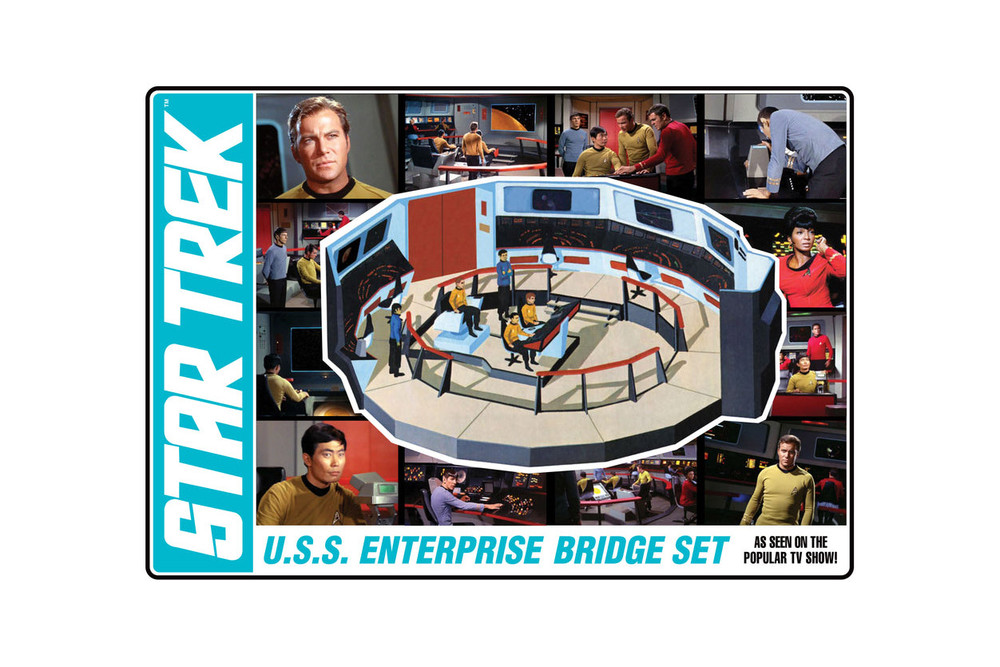 Star Trek U.S.S. Enterprise Bridge, Gray - AMT AMT1270/12 - 1/32 scale Plastic Model Kit