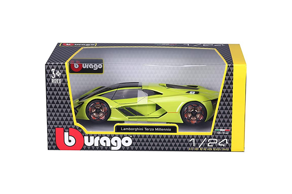 Lamborghini Terzo Millennio, Lime Green - Bburago 21094GN - 1/24