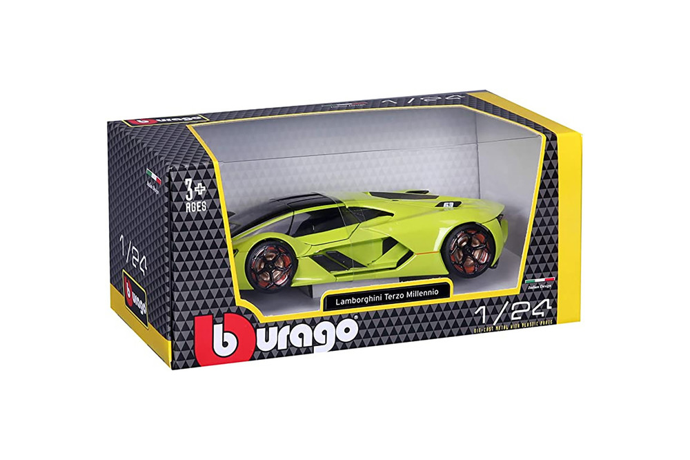Lamborghini Terzo Millennio, Lime Green - Bburago 21094GN - 1/24