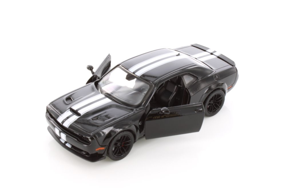 2018 Dodge Challenger SRT Hellcat Widebody, Black w/Stripes