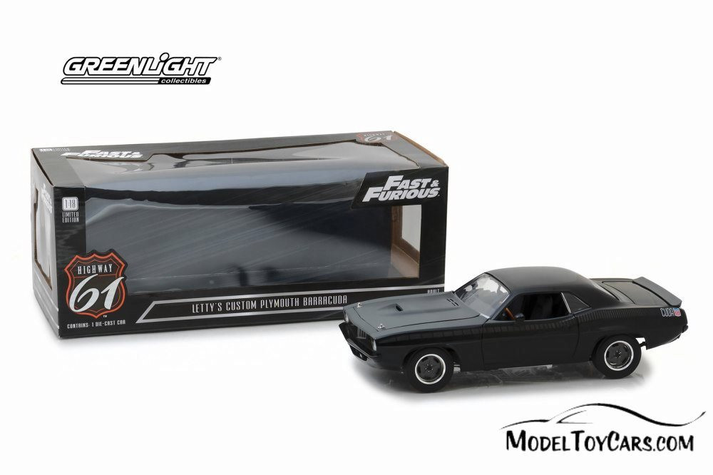 Plymouth Barracuda Hard Top, Fast and Furious - Greenlight