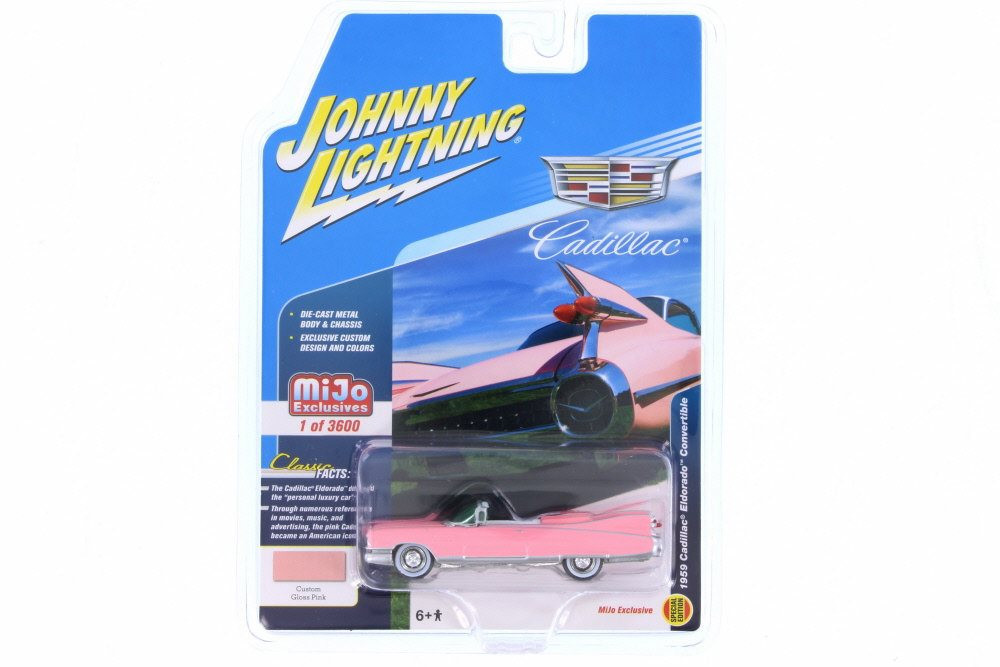ジョニーライトニング 1959 キャデラック 1/64 ピンクメタ ジョニー