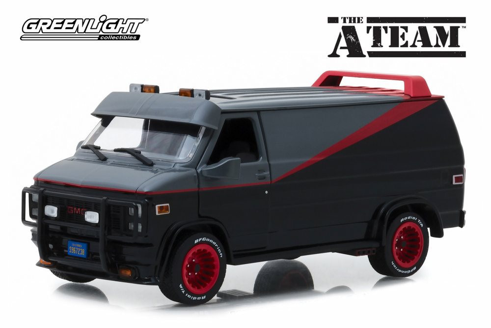 1983 GMC Vandura, The A-Team  - Greenlight 84072 - 1/24 Scale Diecast Model Toy Car