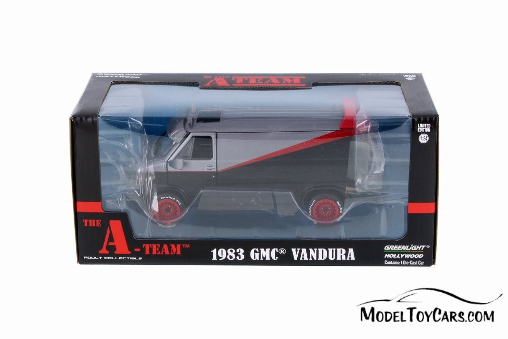 1983 GMC Vandura, The A-Team  - Greenlight 84072 - 1/24 Scale Diecast Model Toy Car