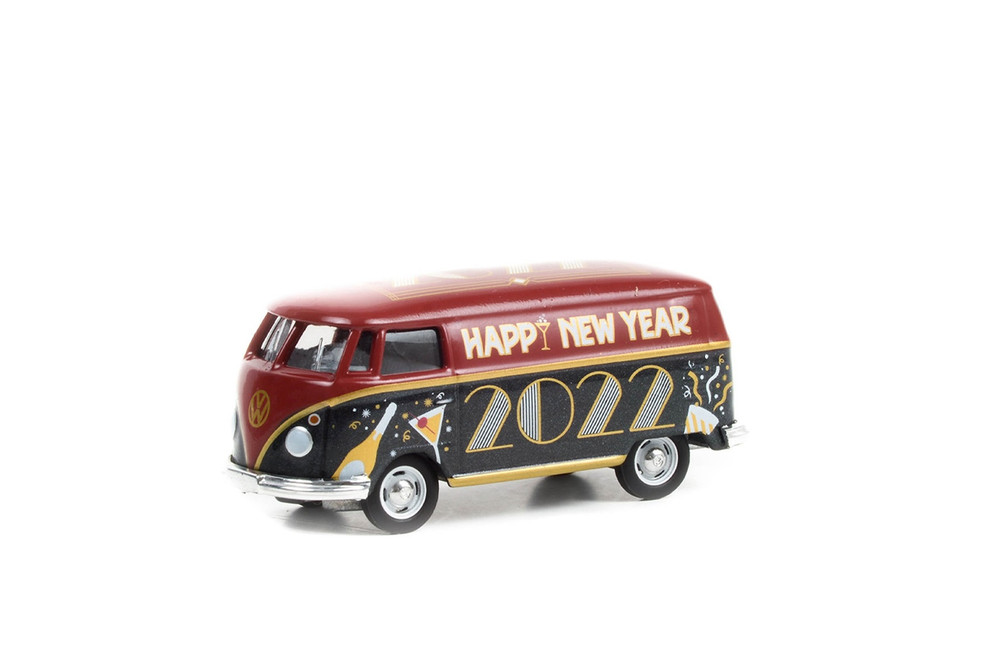 Volkswagen Panel Van - Happy New Year 2022, Darkand -  30319/48 - 1/64 scale Diecast Model Toy Car