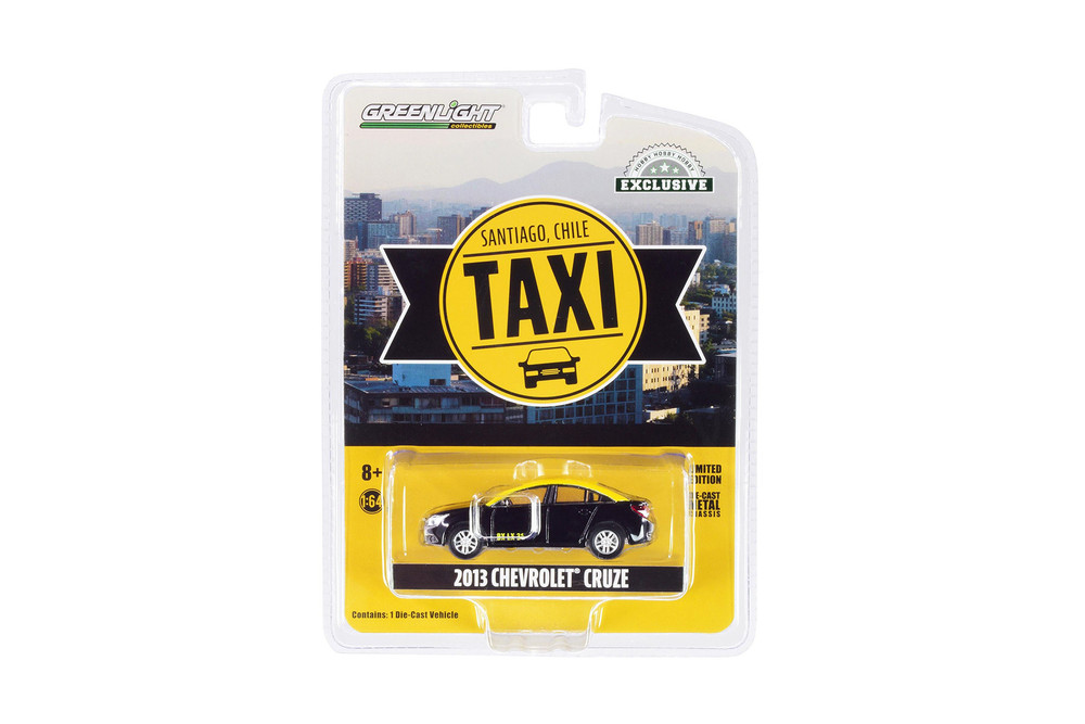 2013 Chevy Cruze Taxi -Santiago, Chileand Yellow - 30282/48 - 1/64