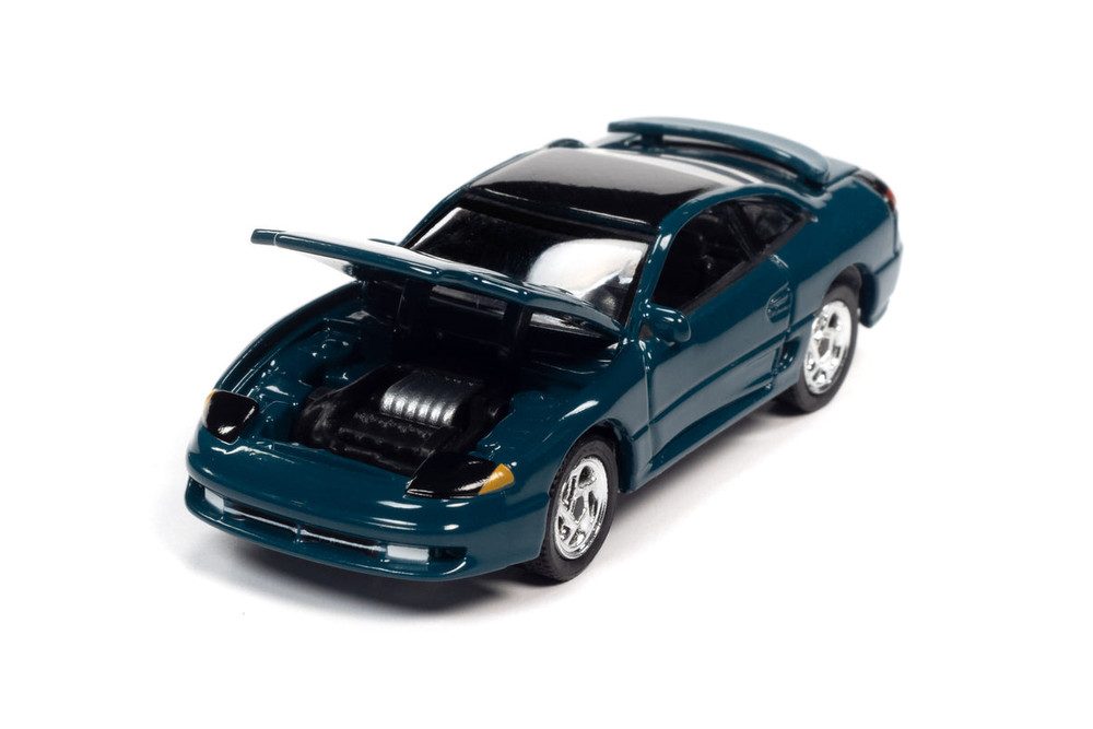 1993 Dodge Stealth R/T, Peacock Green - Auto World AWSP082/24B - 1/64 scale Diecast Model Toy Car