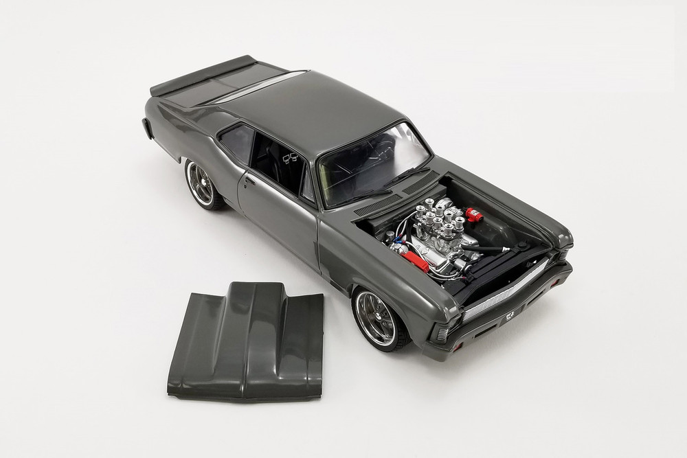 1970 Chevy Nova Destroyer Street Fighter, Dark Gray - GMP 18957