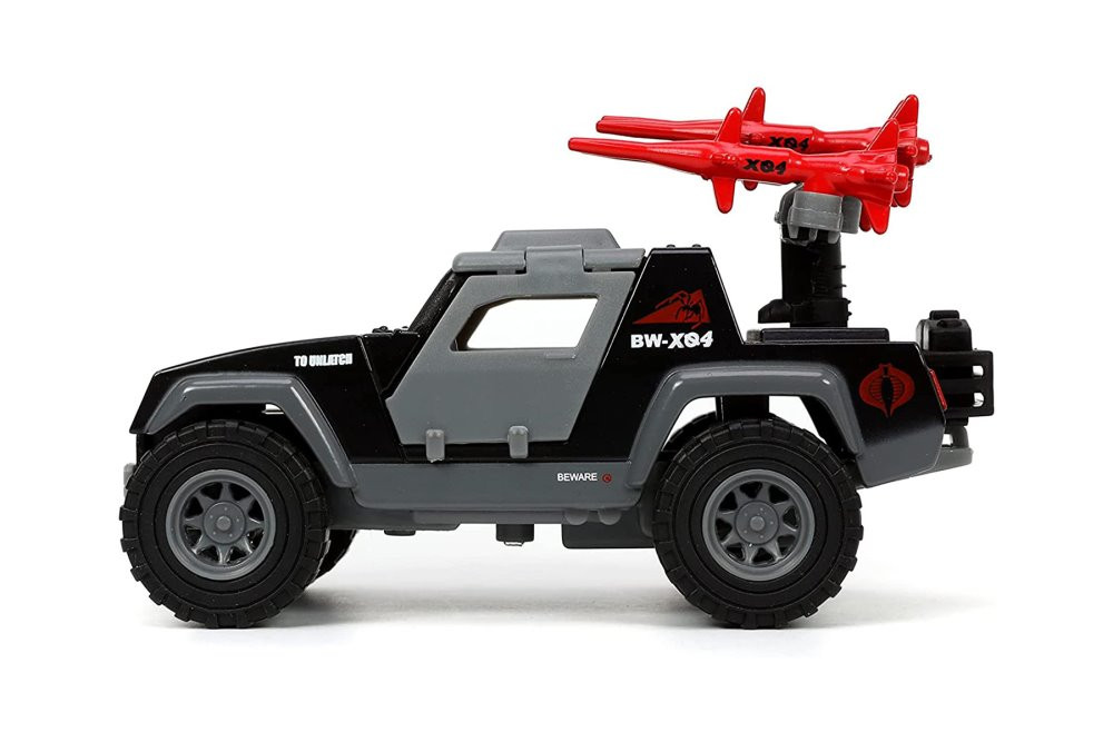 G.I. Joe Stinger with Missile Launcher and Cobra Commander Diecast
