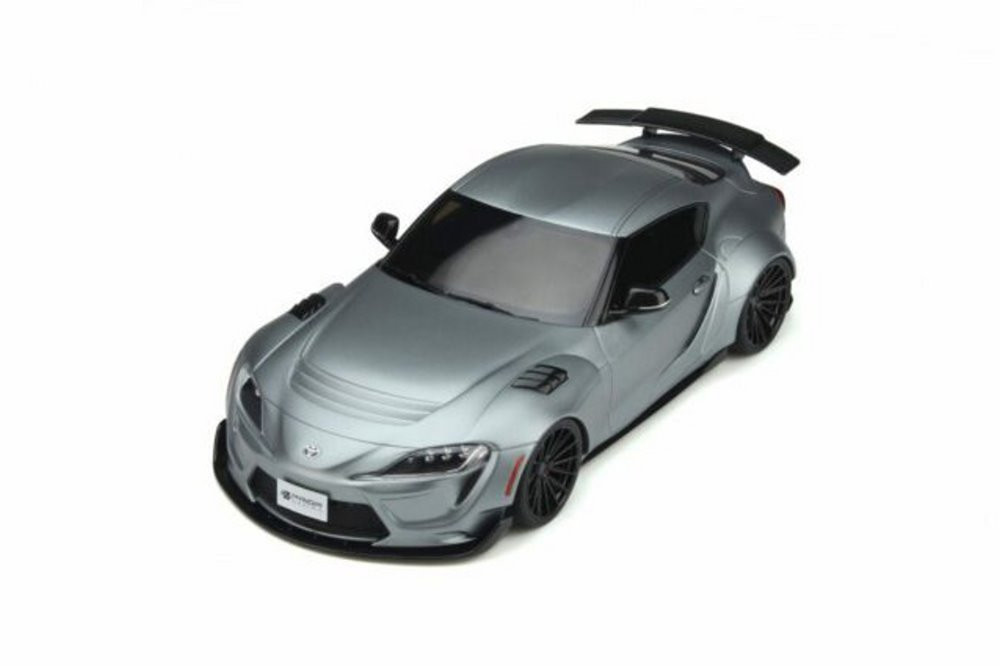 2019 Toyota Supra GR, Phantom Matte Gray - GT Spirit GT343 - 1/18 scale Resin Model Toy Car